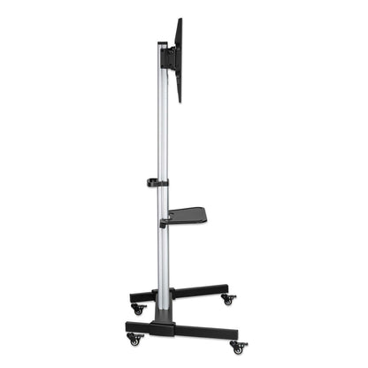 Aluminum Height-Adjustable Multimedia TV Cart, for 37" to 86" Image 5