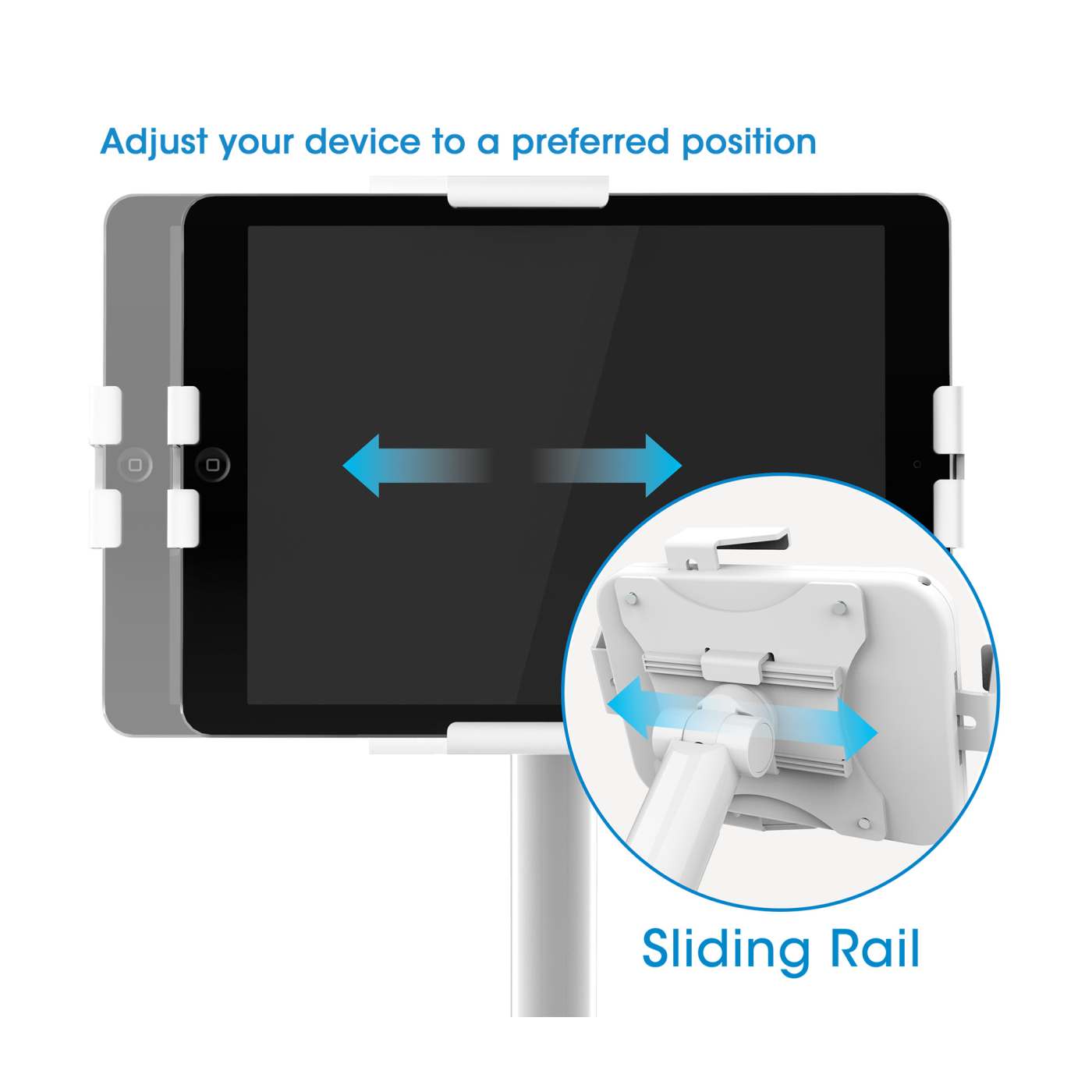Manhattan Anti-Theft Kiosk Floor St& for Tablet & iPad