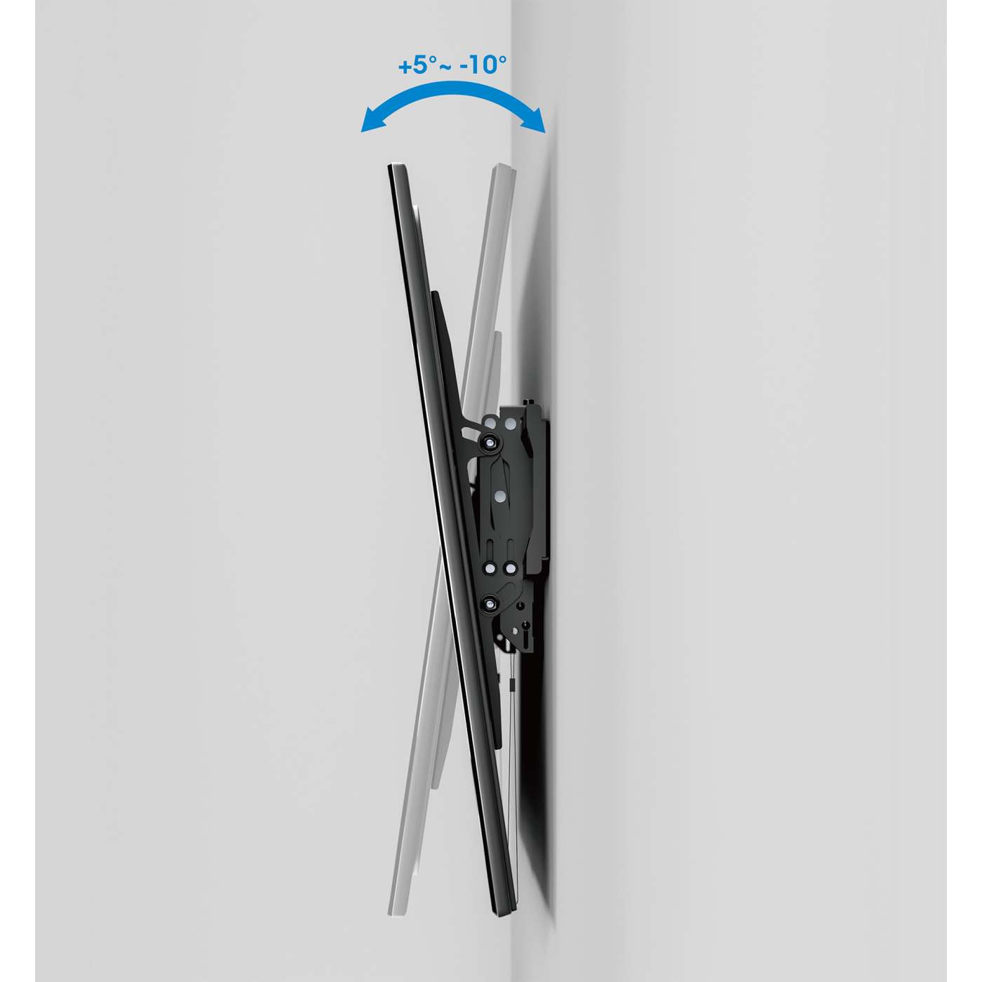 Anti-Theft Tilting TV Wall Mount w/ Extension, for 43