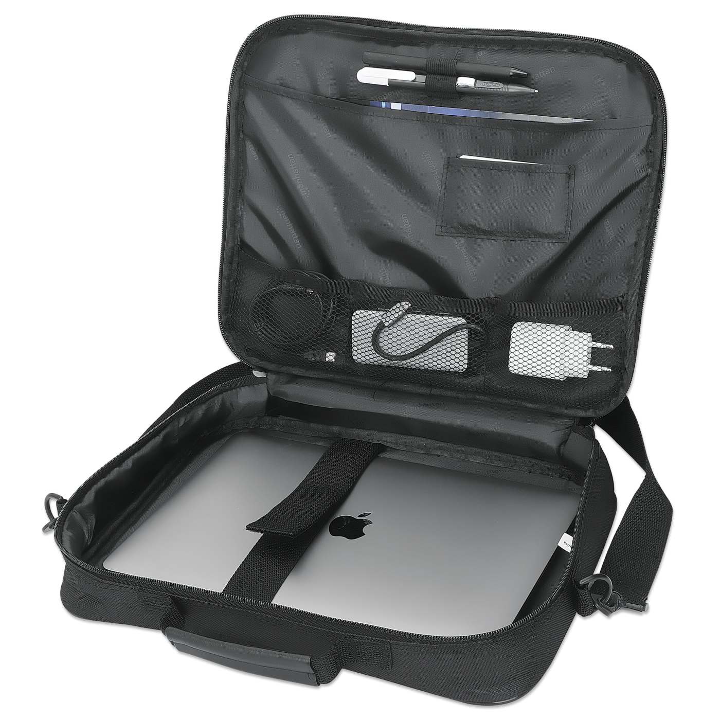 Manhattan Cambridge Clamshell Laptop Bag 14.1