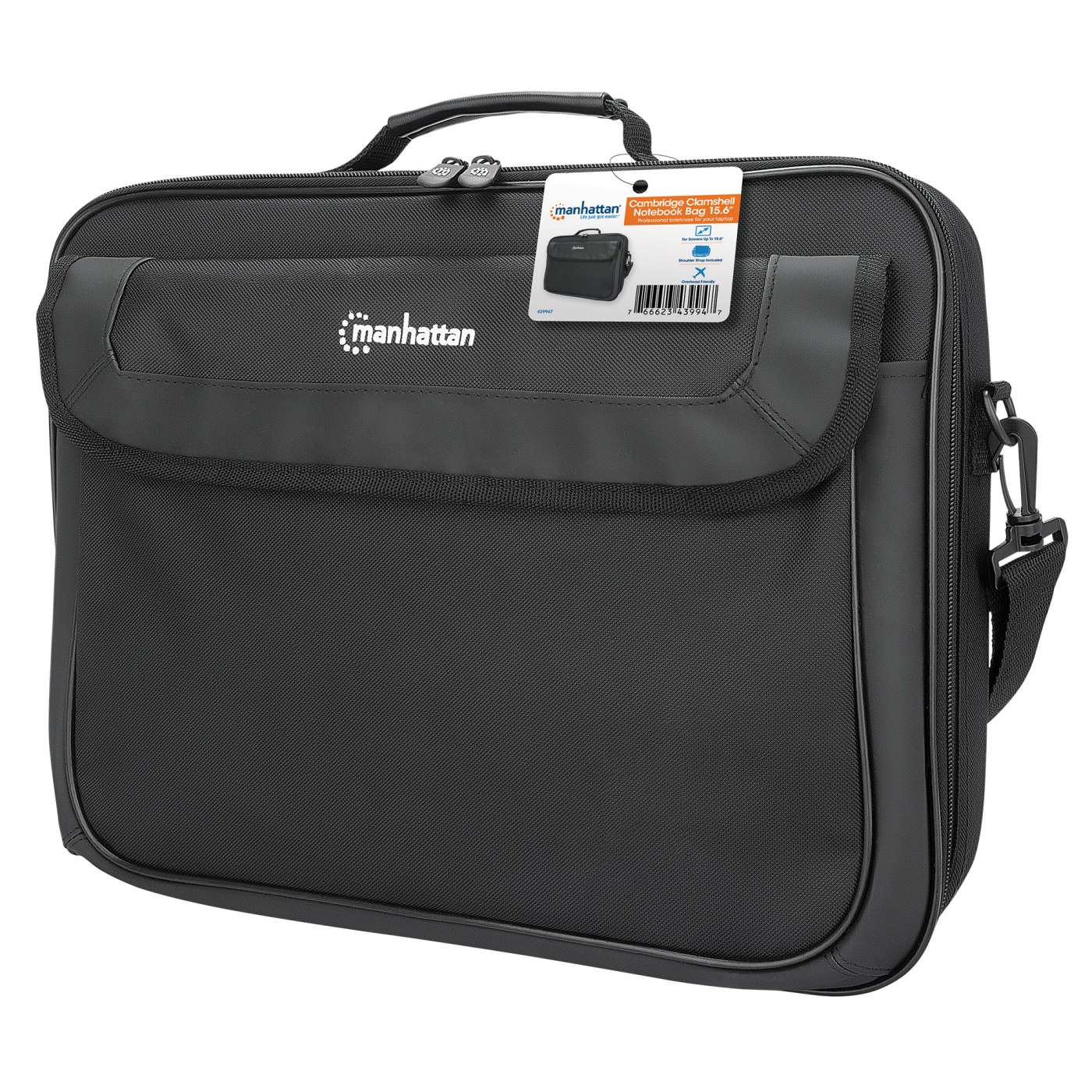 Cambridge Clamshell Laptop Bag 15.6" Packaging Image 2