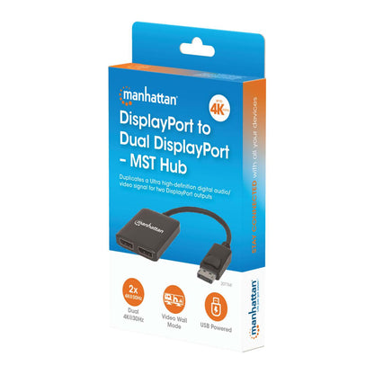 DisplayPort to Dual DisplayPort - MST Hub Packaging Image 2