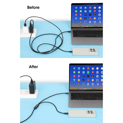 Dual USB-C Charging Cable 100 W, 2 m (7 ft.) Image 5