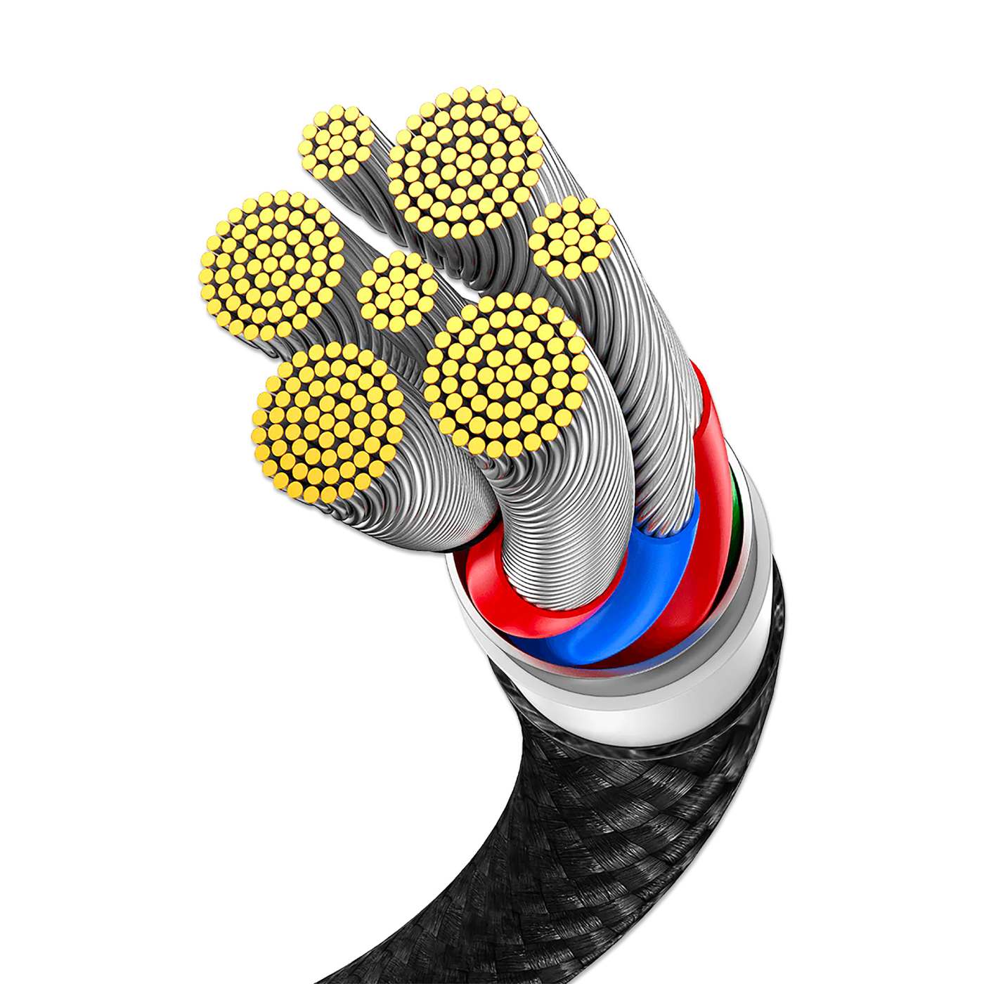 Dual USB-C Charging Cable 100 W, 2 m (7 ft.) Image 6