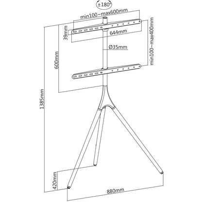 Easel Tripod TV Mount Stand Image 13