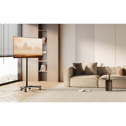 Economy Compact Height-Adjustable TV Cart, for 13" to 50" Displays Image 3
