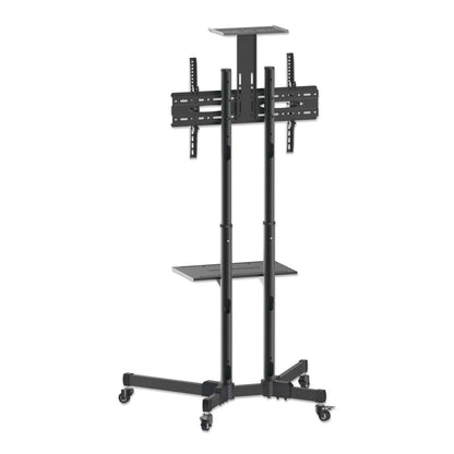 Economy Height-Adjustable Multimedia TV Cart Image 4