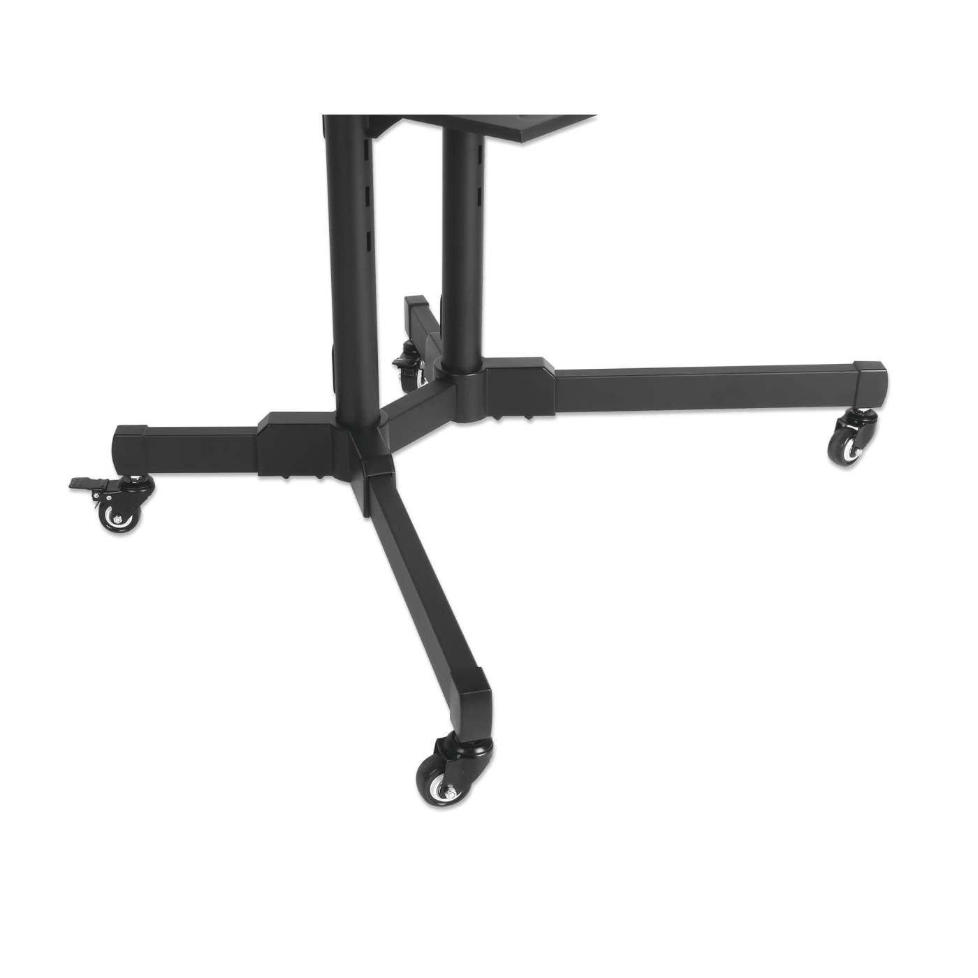 Economy Height-Adjustable Multimedia TV Cart Image 6