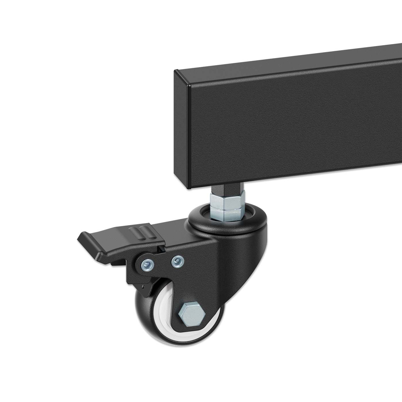 Economy Height-Adjustable Multimedia TV Cart, for 37" to 70" Displays Image 11