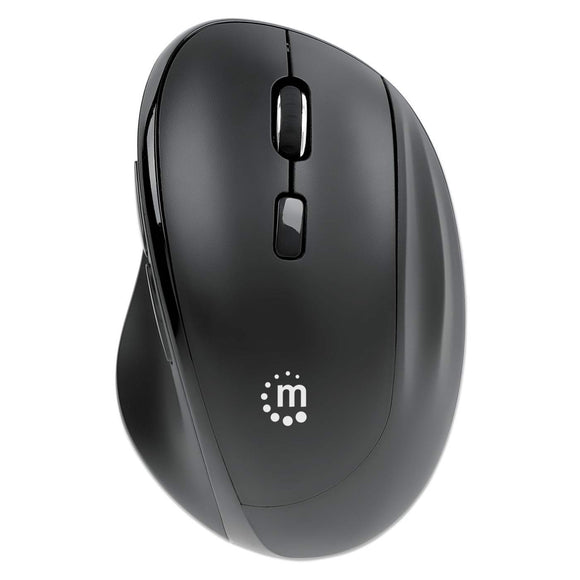 Ergonomic Wireless Mouse with 2-in-1 USB Receiver Image 1