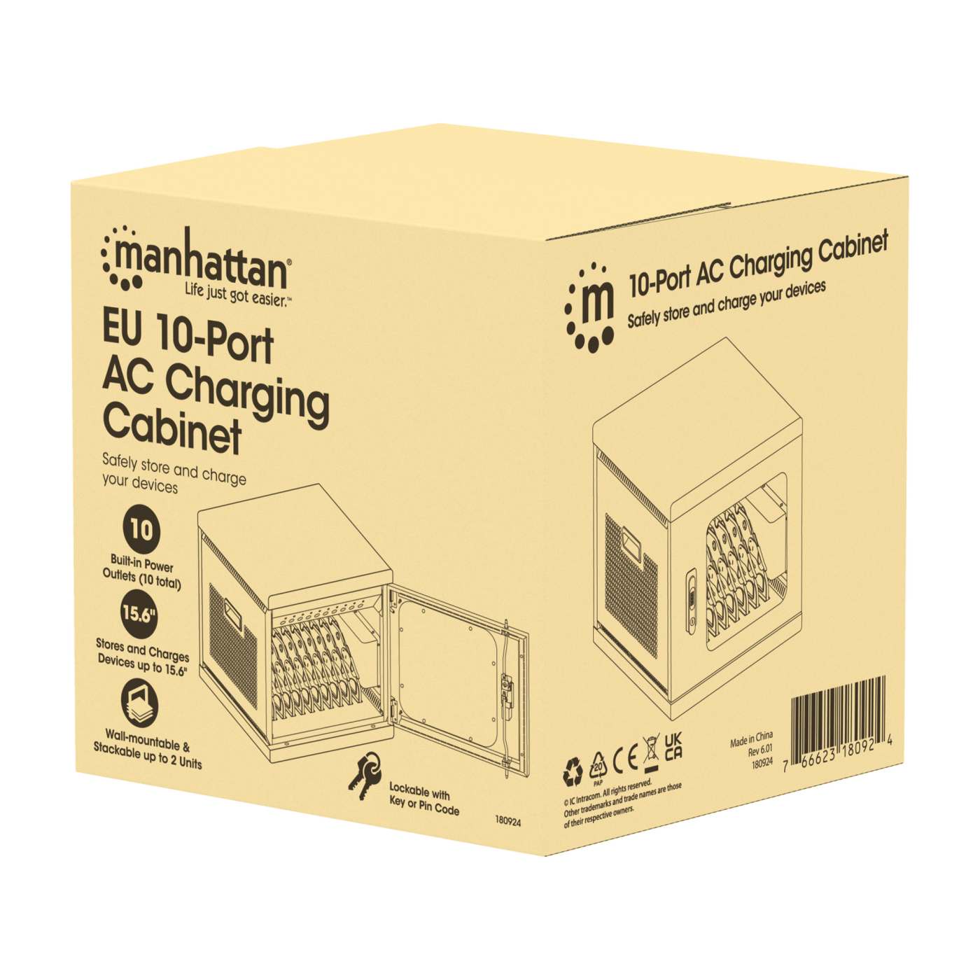 EU 10-Port AC Charging Cabinet Packaging Image 2