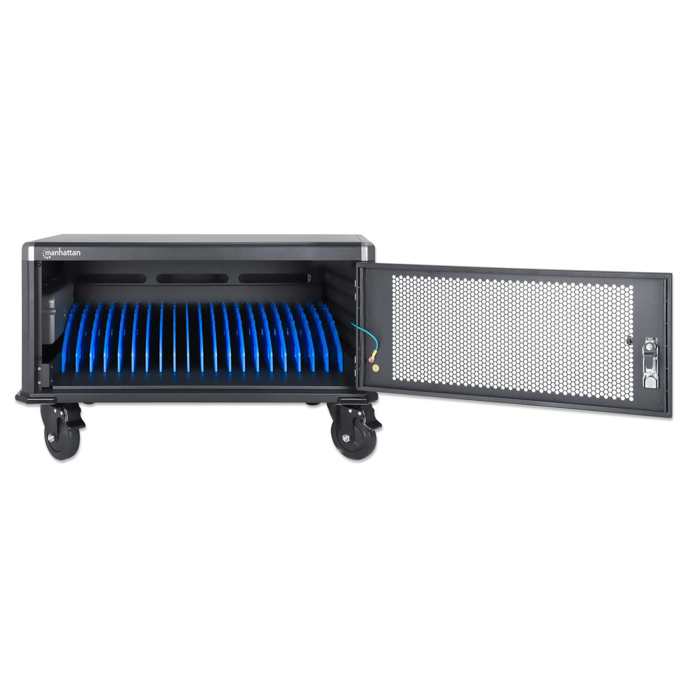 EU 20-Bay AC Charging Cart Image 7