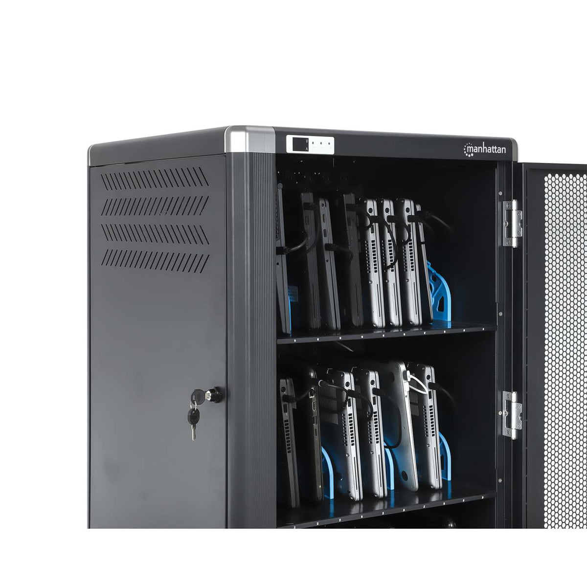 EU 30-Bay AC Charging Cart Image 13