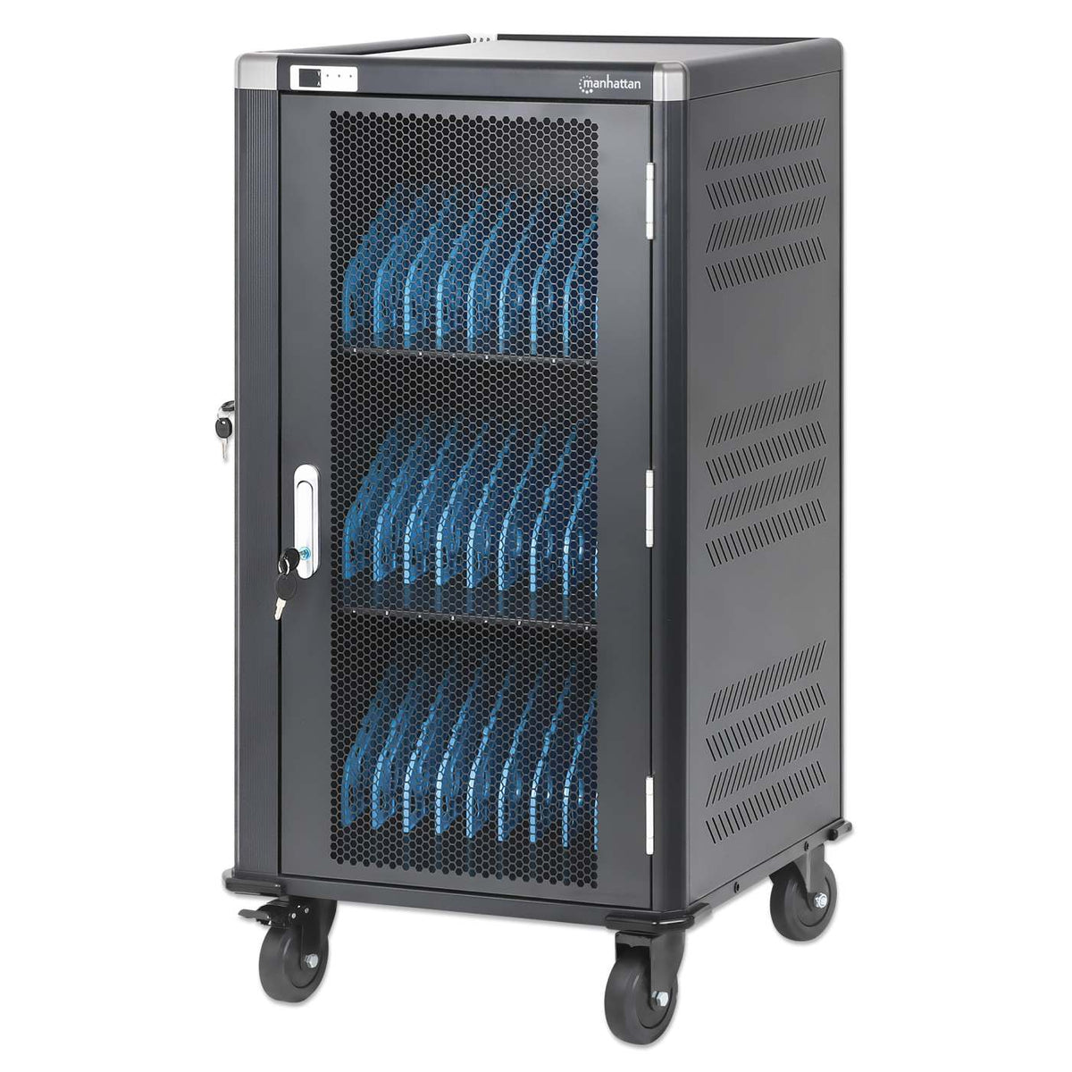 EU 30-Bay AC Charging Cart Image 1