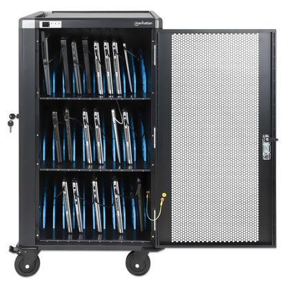 EU 30-Bay AC Charging Cart Image 4