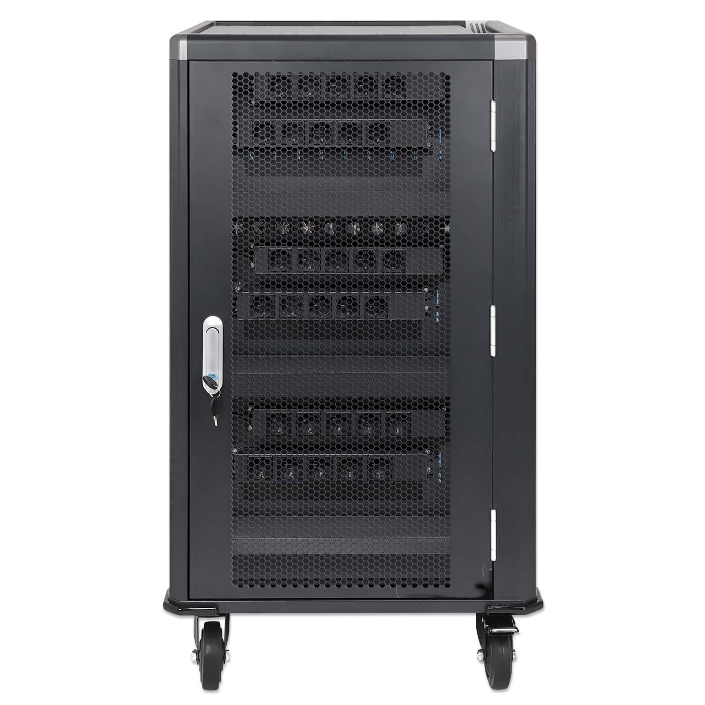 EU 30-Bay AC Charging Cart Image 6
