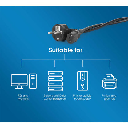 EU Power Cable C13 to CEE 7/7, 1.8 m Image 7
