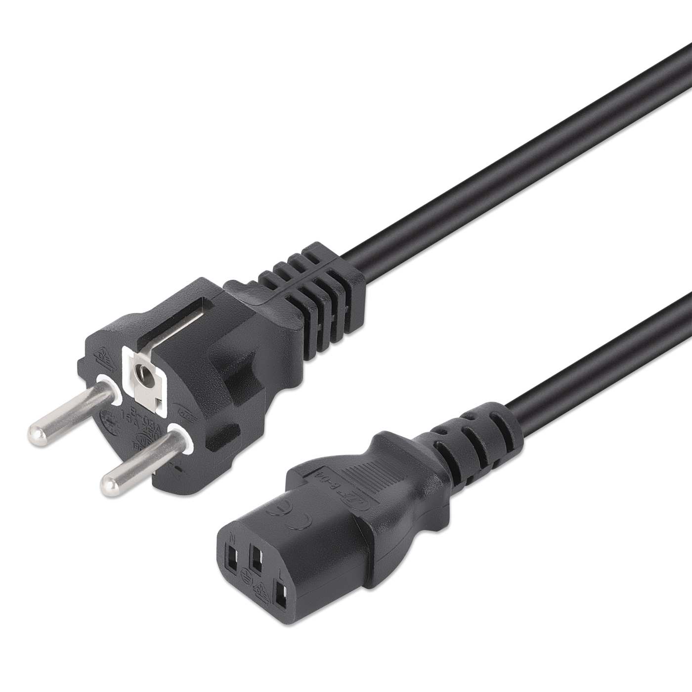 EU Power Cable C13 to CEE 7/7, 5 m Image 1