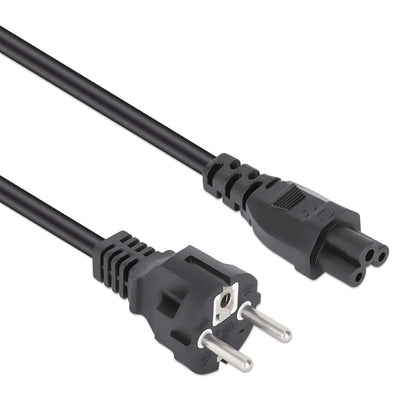 EU Power Cable C5 to CEE 7/7, 1 m Image 2