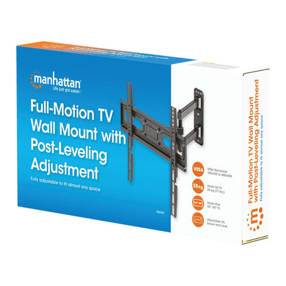 Full-Motion TV Wall Mount with Post-Leveling Adjustment, for 32" to 55" Displays Packaging Image 2