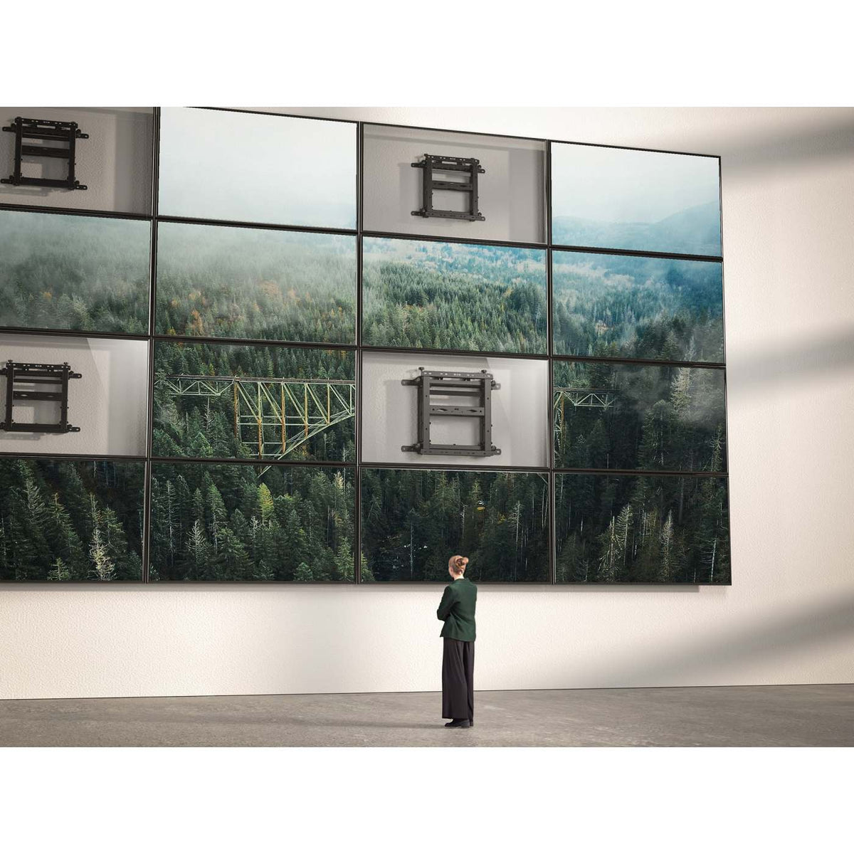 Full-Motion Video Wall Mount with Pop-Out Design, for 45" to 70" Displays Image 9