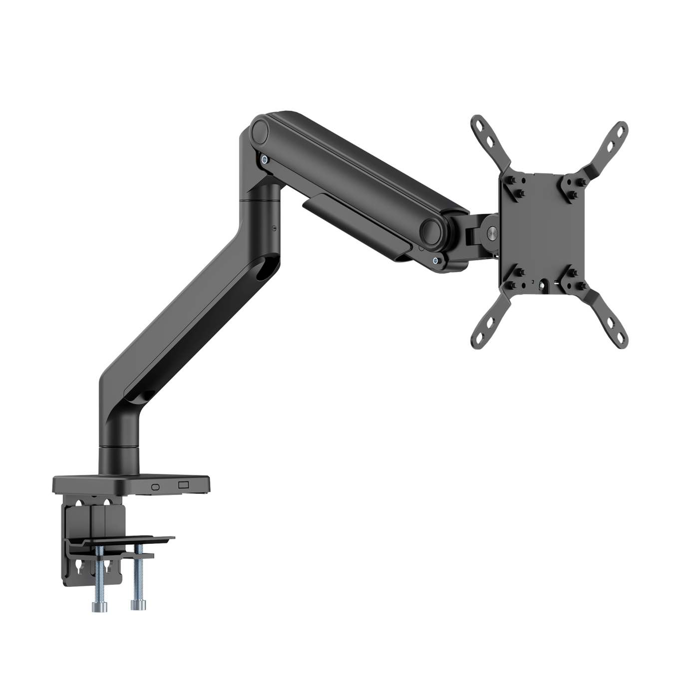 Heavy-Duty Aluminum Mechanical Spring Single Monitor Desk Mount Image 12