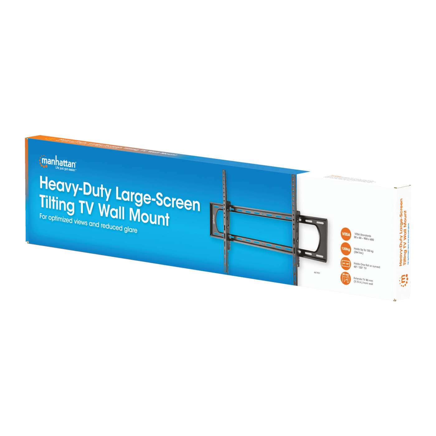 Heavy-Duty Large-Screen Tilting TV Wall Mount Packaging Image 2