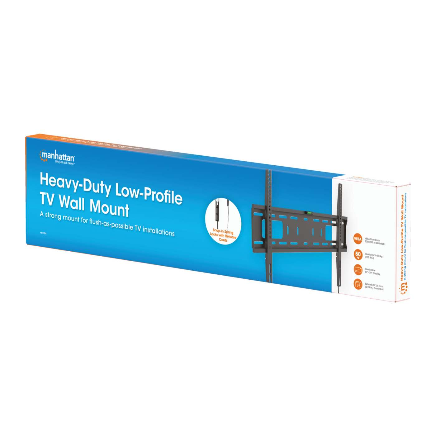 Heavy-Duty Low-Profile TV Wall Mount Packaging Image 2