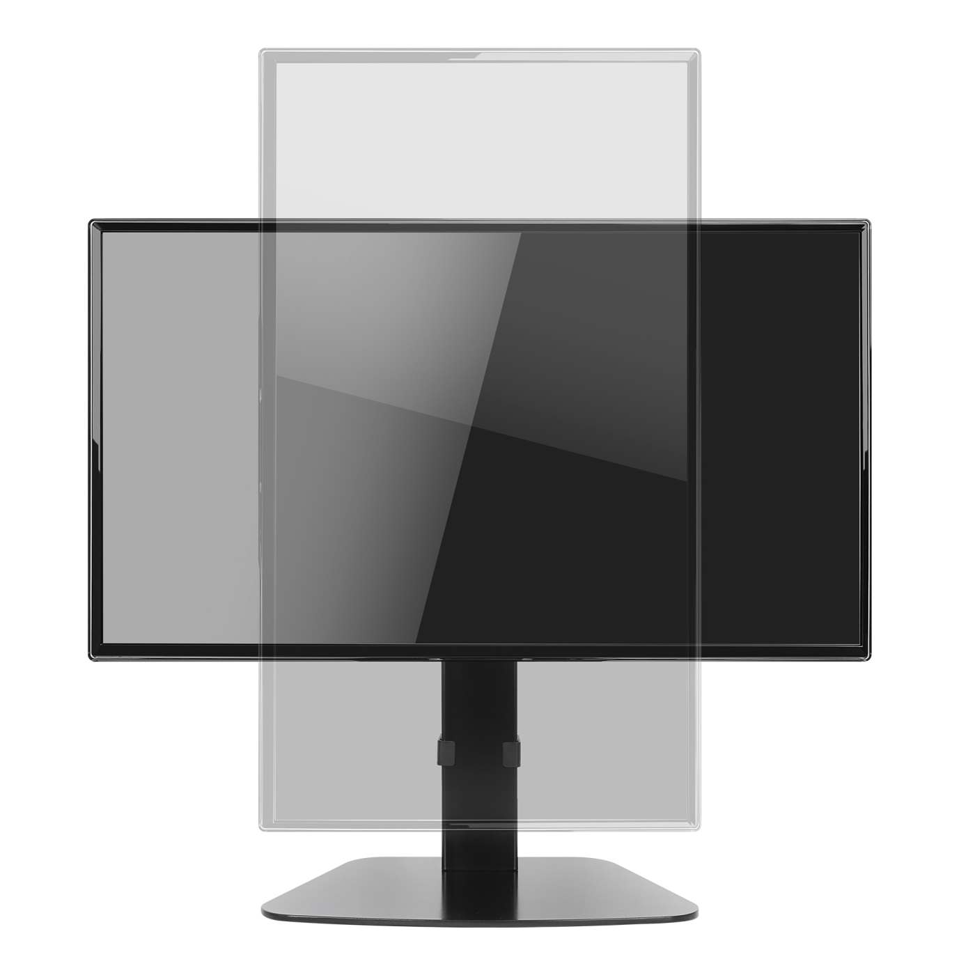 Height Adjustable Gas Spring Single Monitor Desktop St&