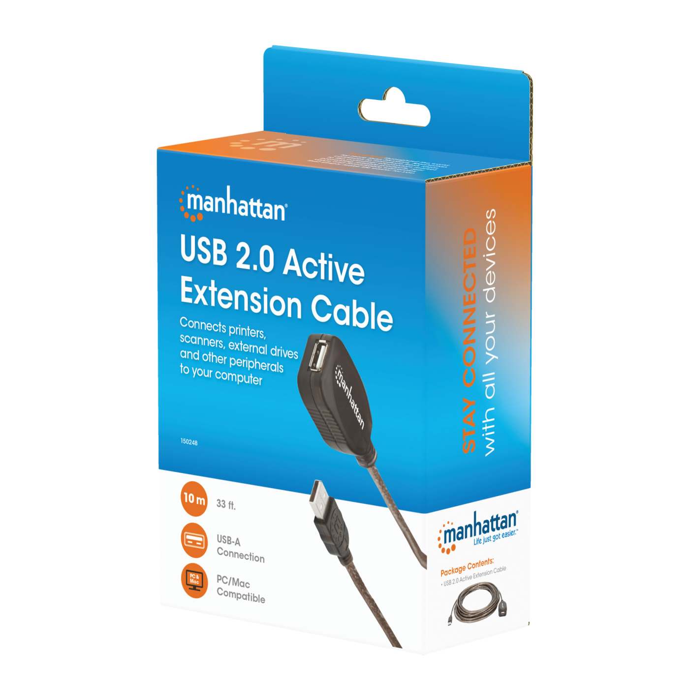 Hi-Speed USB 2.0 Active Extension Cable Packaging Image 2