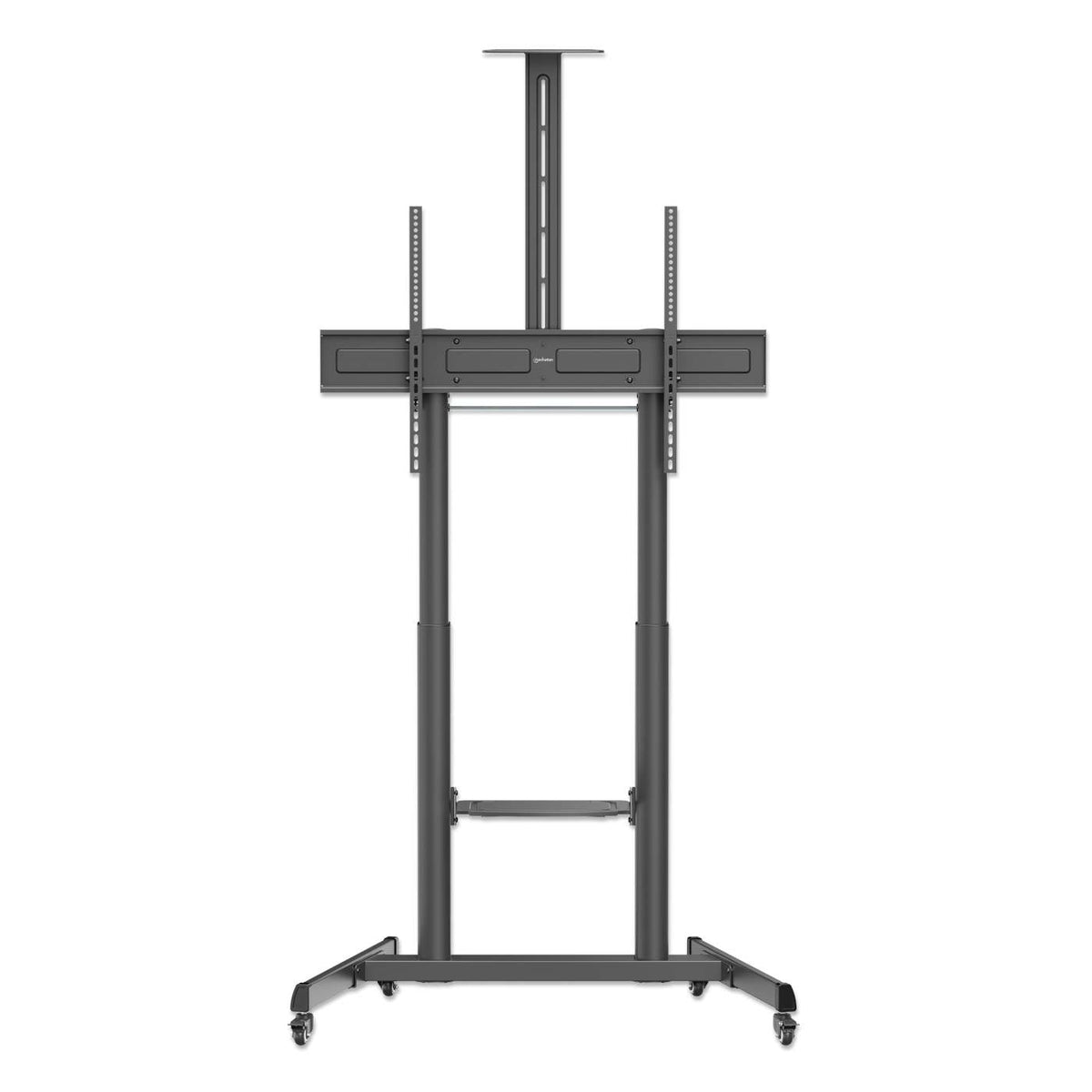 Large-Screen Multimedia TV Cart with Tool-Free Height Adjustment, for 60" to 120" Displays Image 4