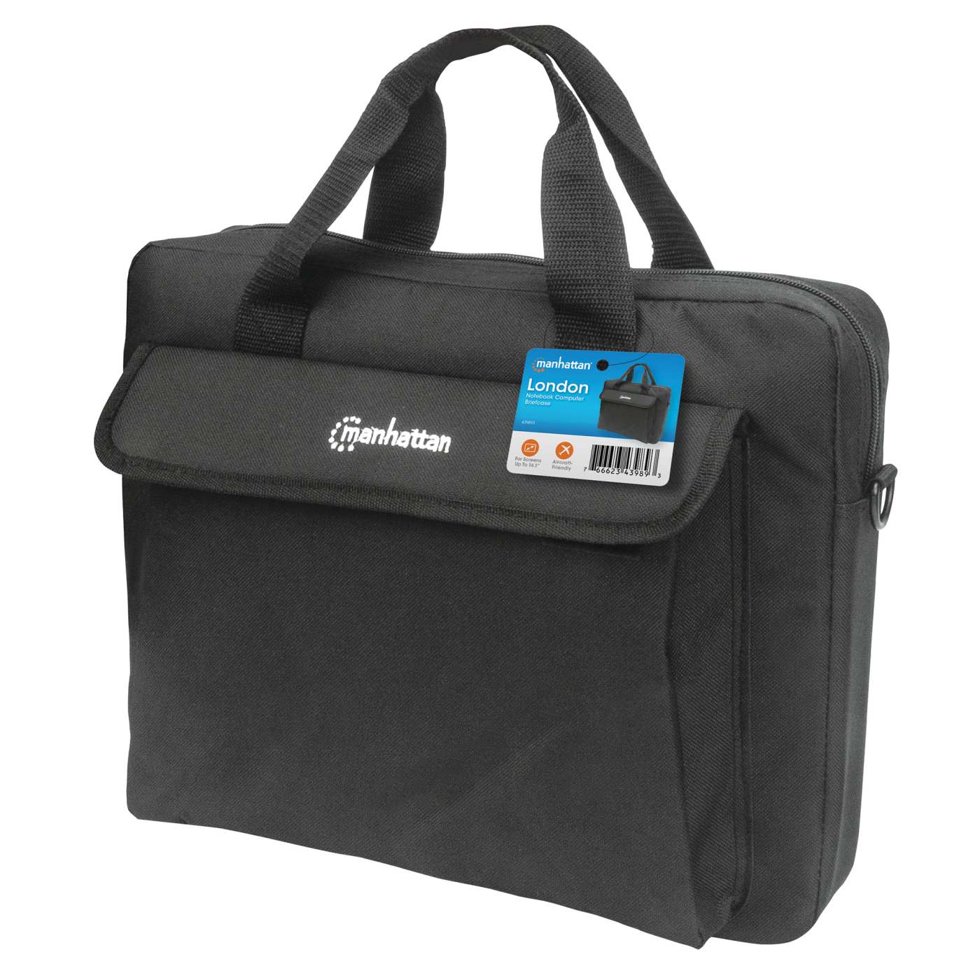 Manhattan London Laptop Briefcase 14.1