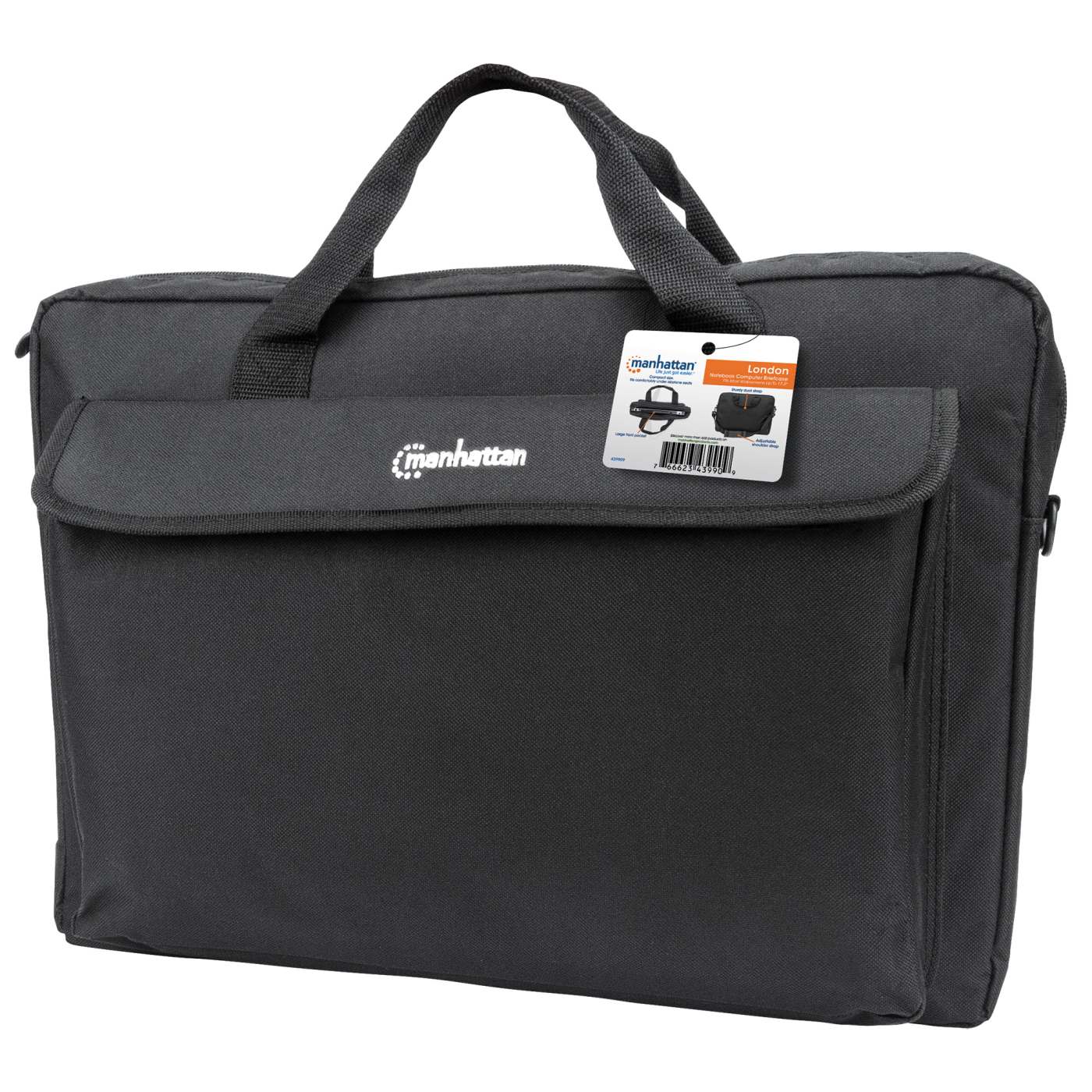 London Laptop Briefcase 17.3" Packaging Image 2