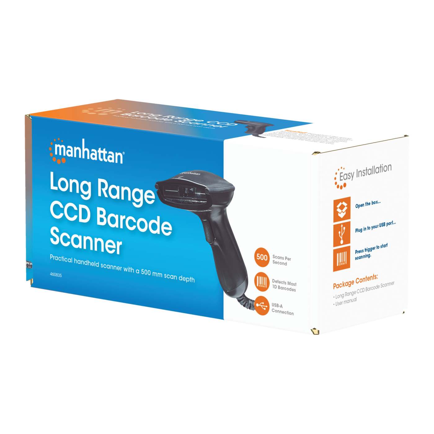 Manhattan Long Range CCD Barcode Scanner (460835) – Manhattan Products