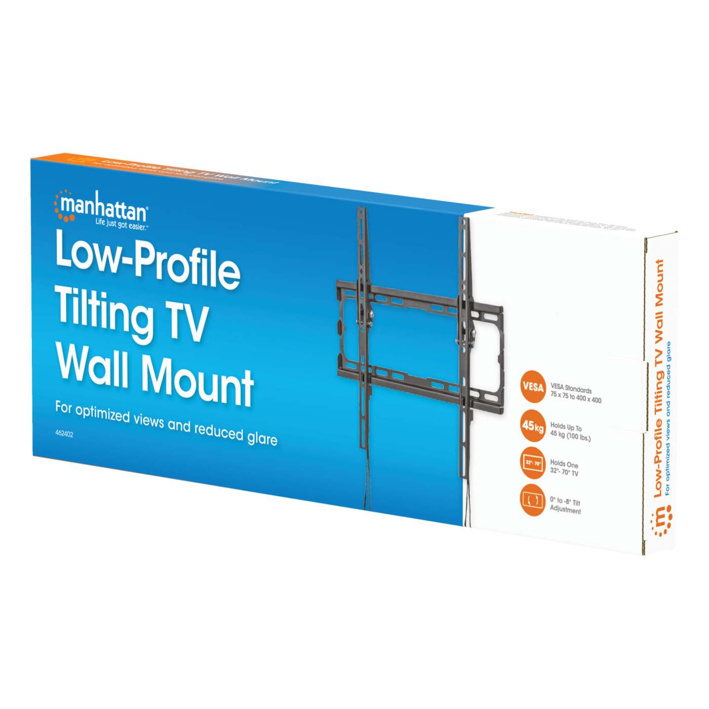 Low-Profile Tilting TV Wall Mount Packaging Image 2