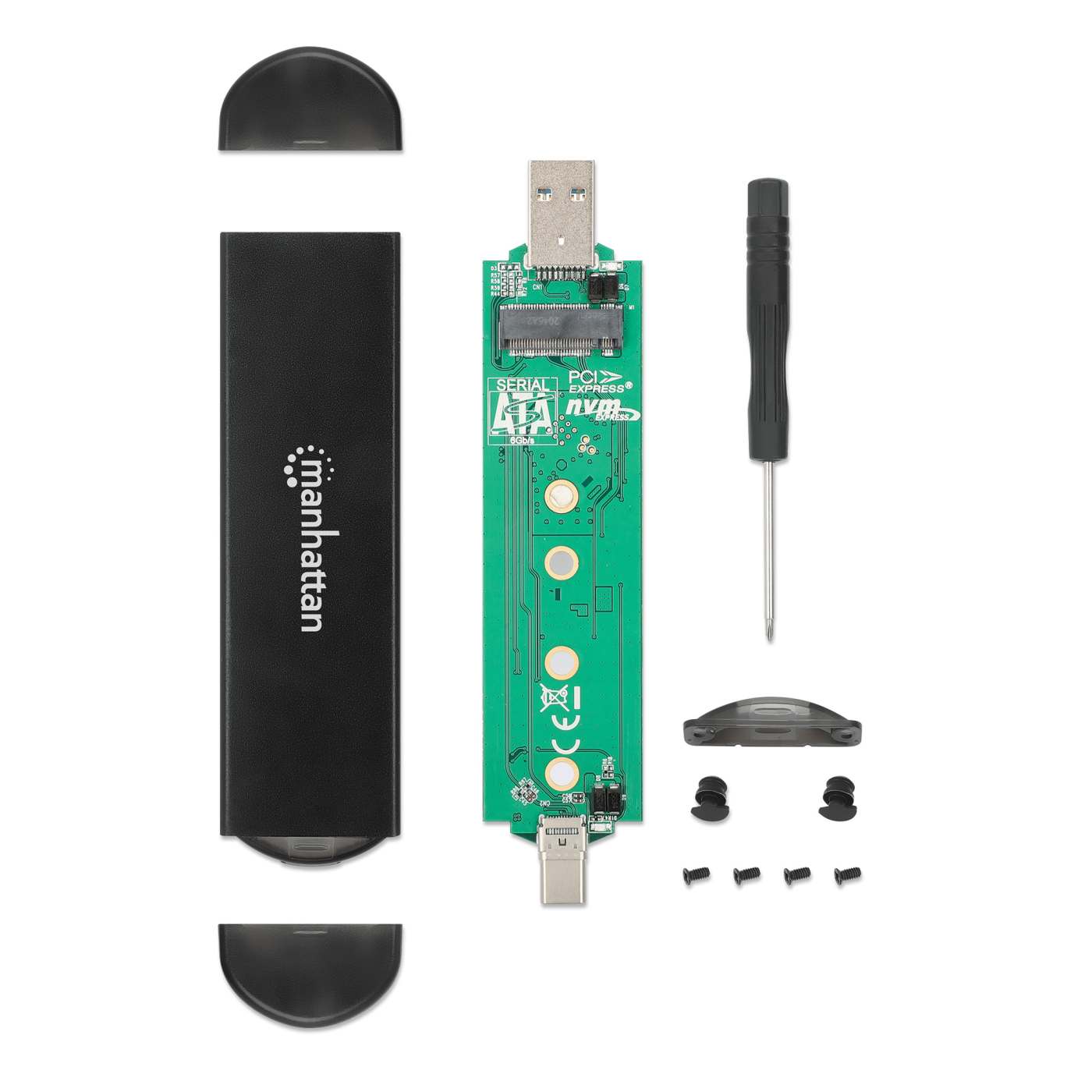 NVMe and SATA SSD USB Enclosure - Main Image