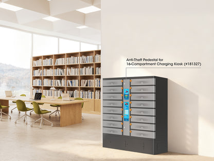 Anti-Theft Pedestal for 16-Compartment Charging Kiosk (#181327)