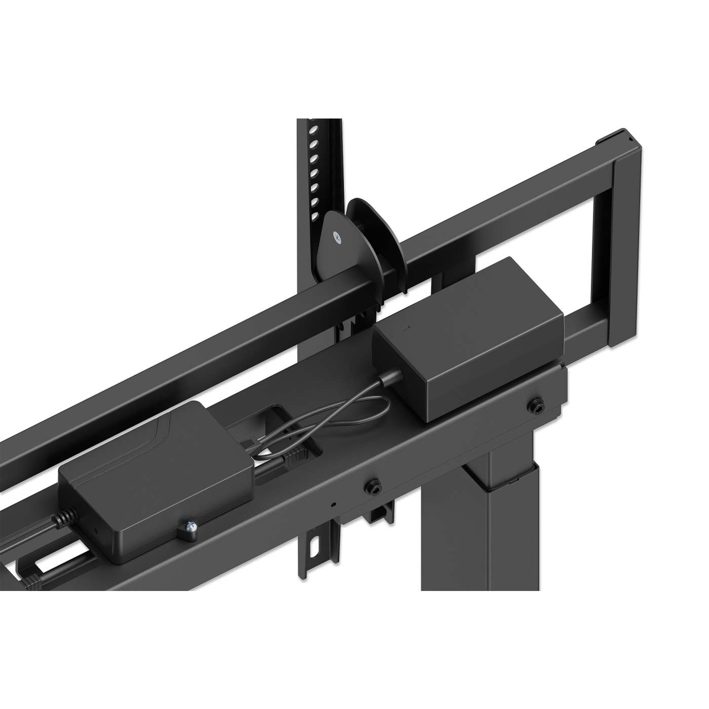 Motorized Height-Adjustable Multimedia TV Cart, for 55" to 100" Displays Image 10