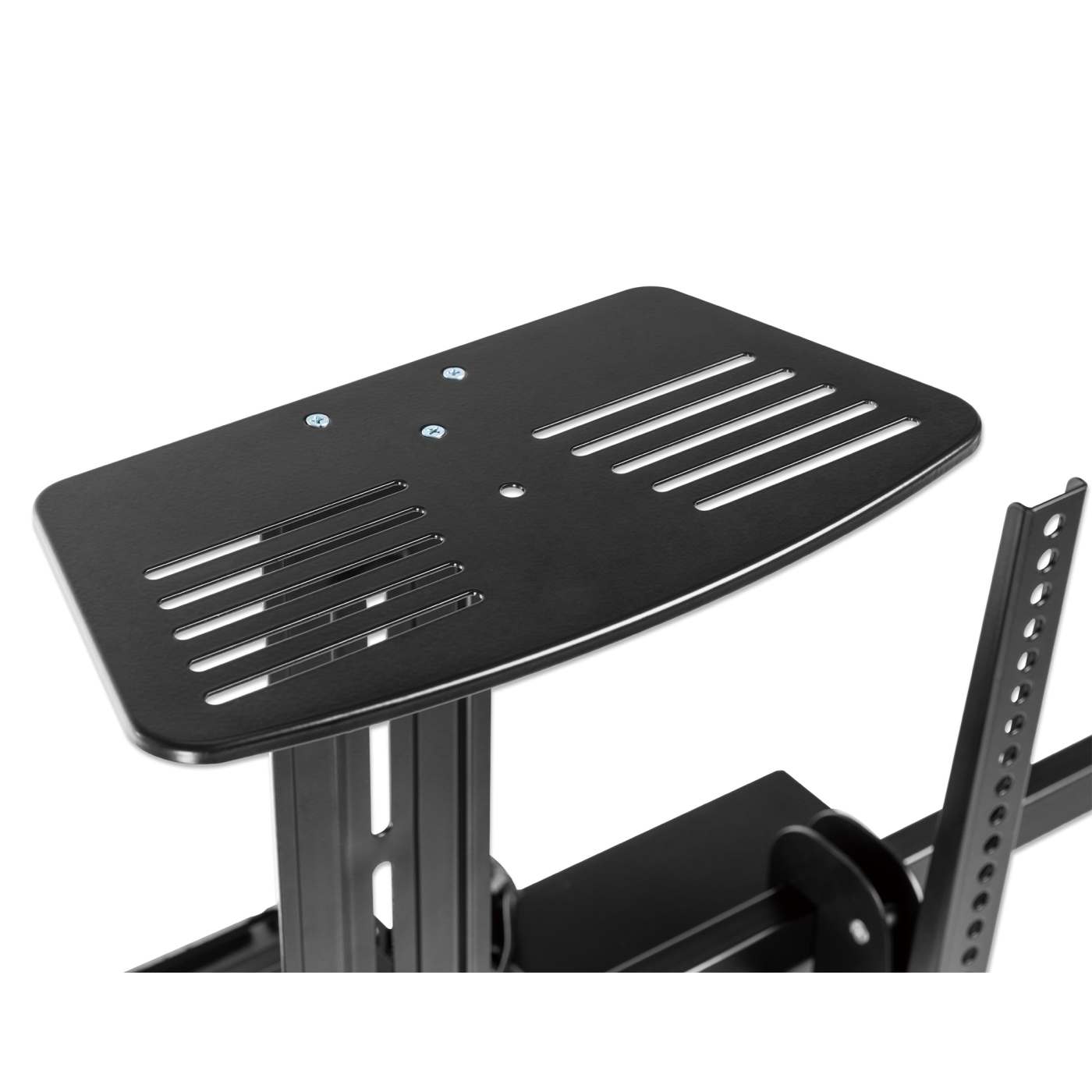 Motorized Height-Adjustable Multimedia TV Cart, for 55" to 100" Displays Image 12