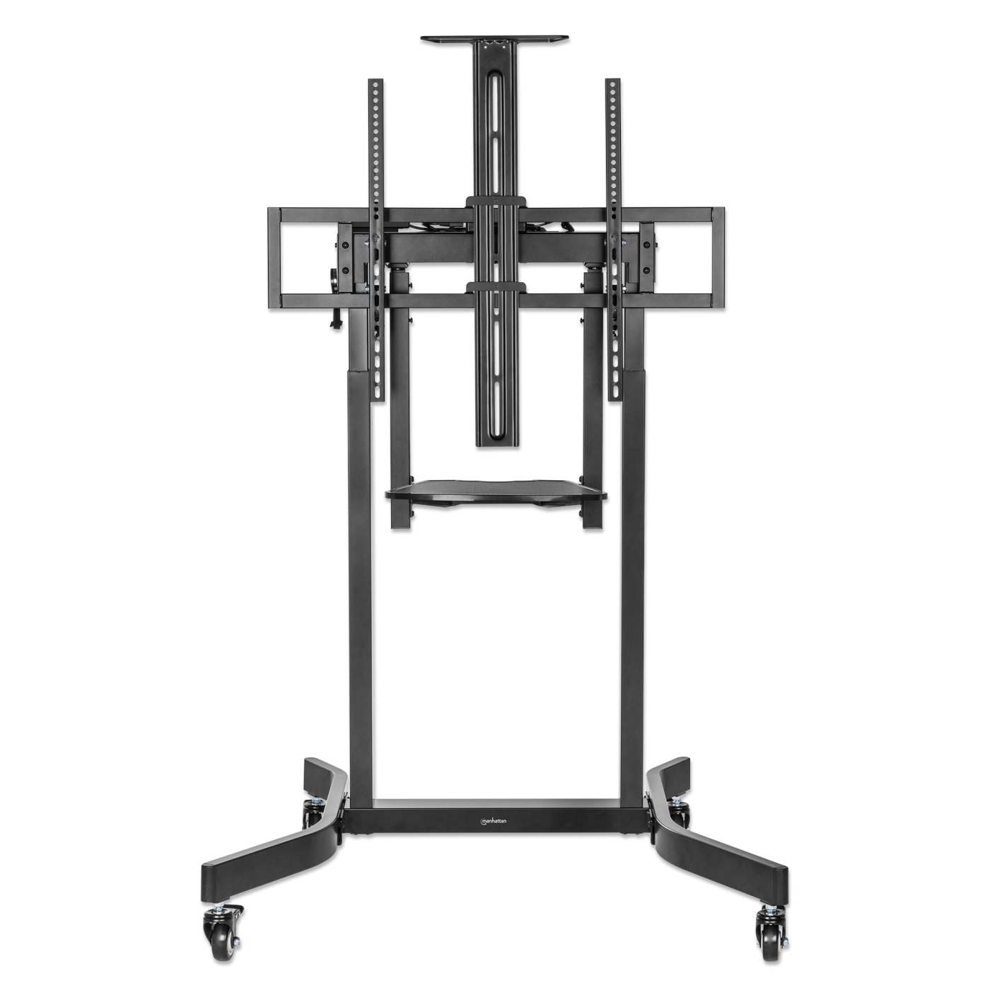 Motorized Height-Adjustable Multimedia TV Cart, for 55" to 100" Displays Image 3