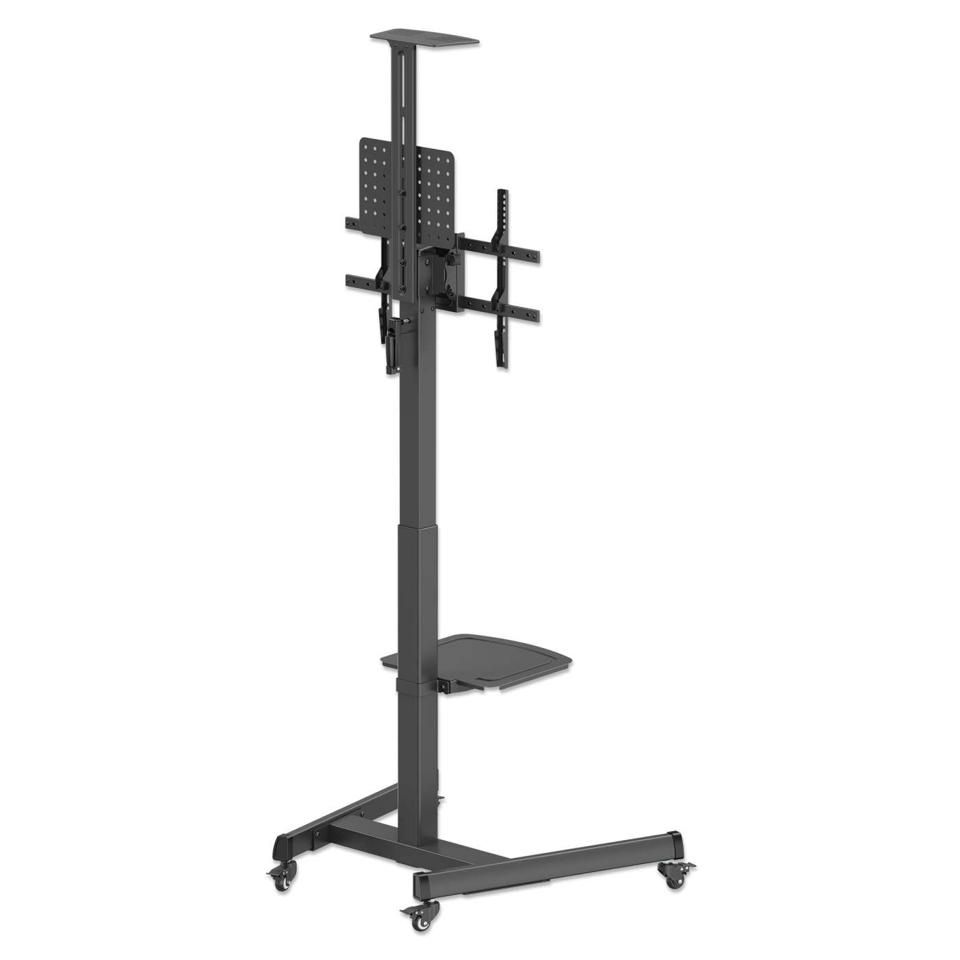 Multimedia TV Cart with Tool-Free Height Adjustment, for 37" to 86" Displays Image 10