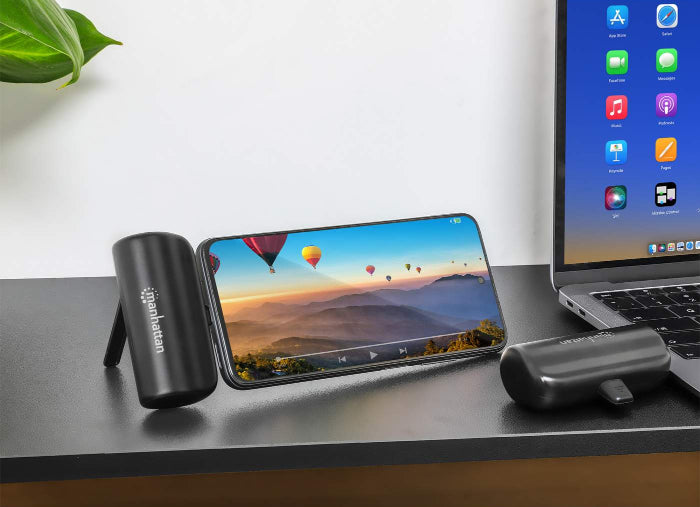 Compact Power Bank with USB-C Connector