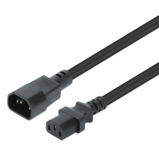 Power Extension Cable C13 to C14, 1 m Image 1