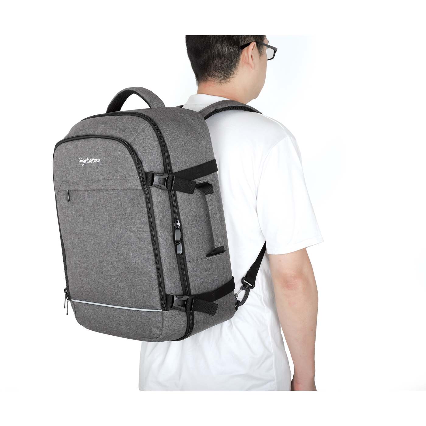 Manhattan Rome Laptop Travel Backpack 17.3