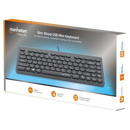 Slim Wired USB Mini Keyboard Packaging Image 2