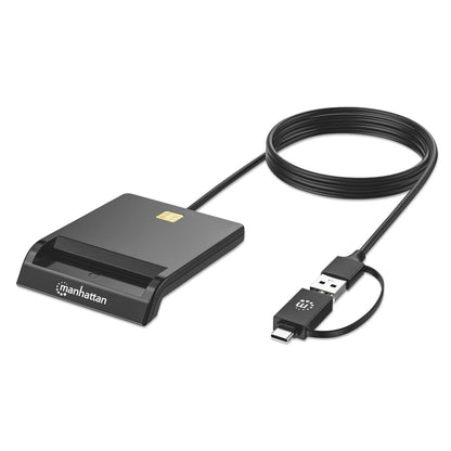 Smart Card Reader with USB-C / USB-A Combo Connector Image 1