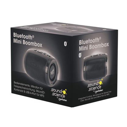 Sound Science Bluetooth® Mini Boombox Packaging Image 2