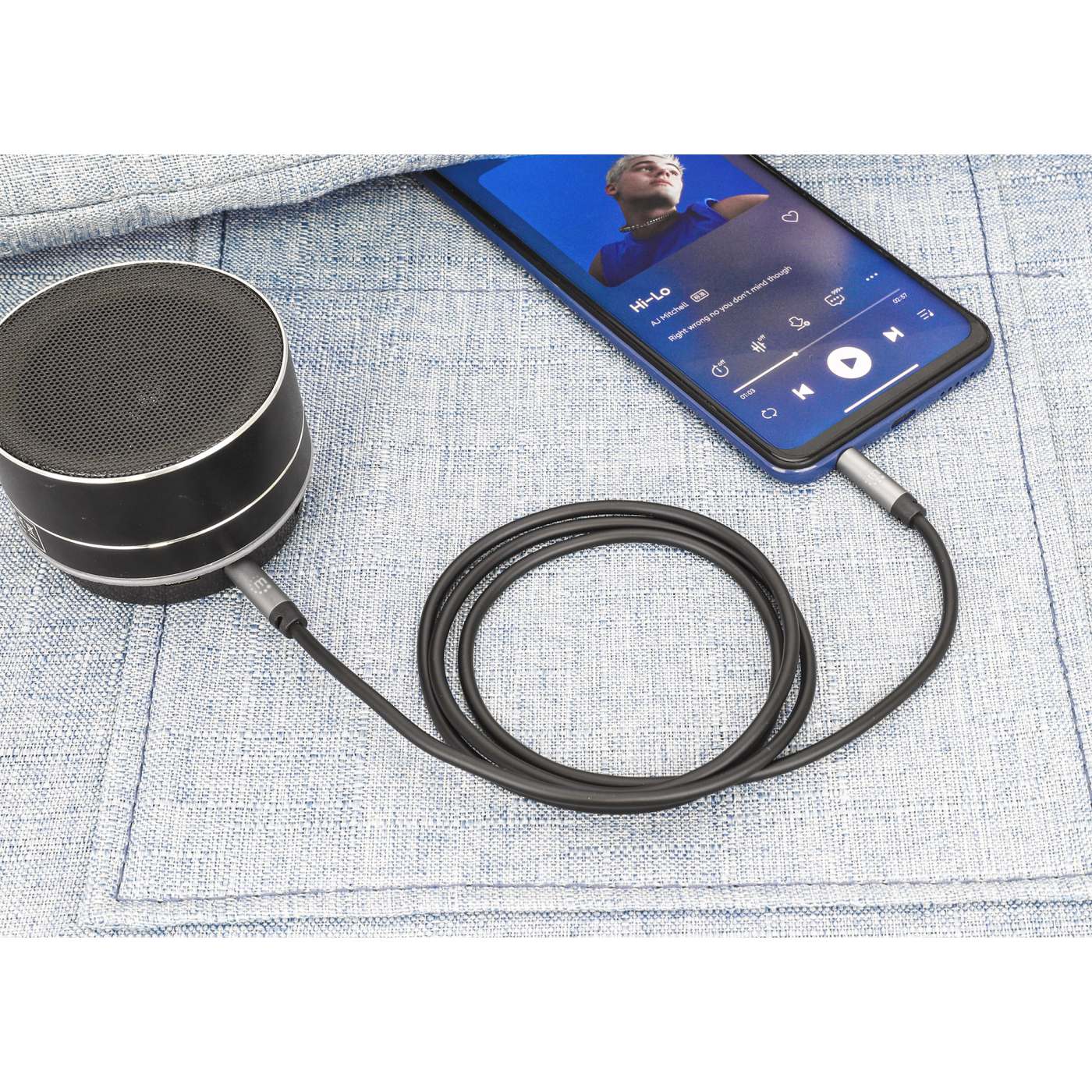 Stereo Audio Aux Cable, 1 m Image 11