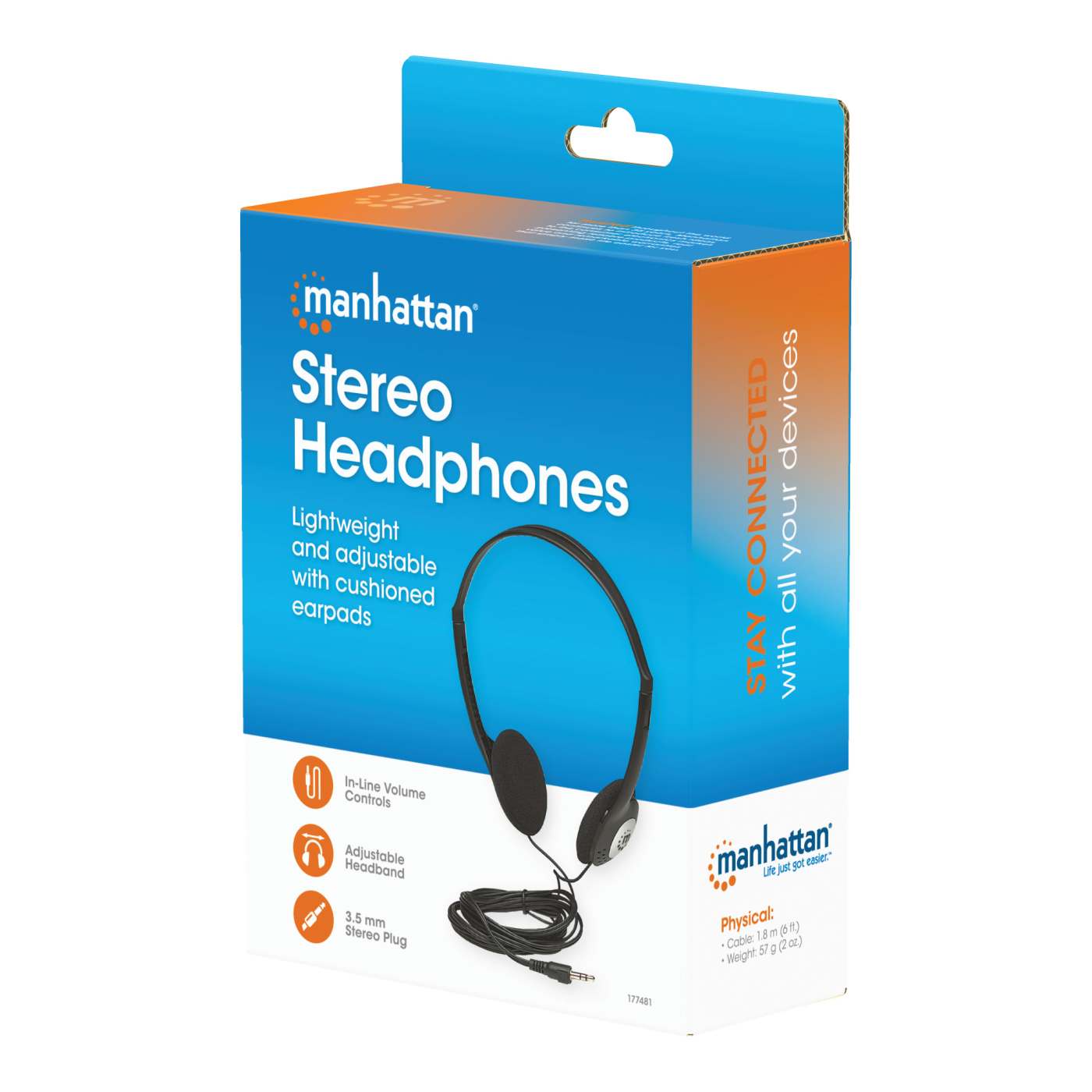 Stereo Headphones Packaging Image 2