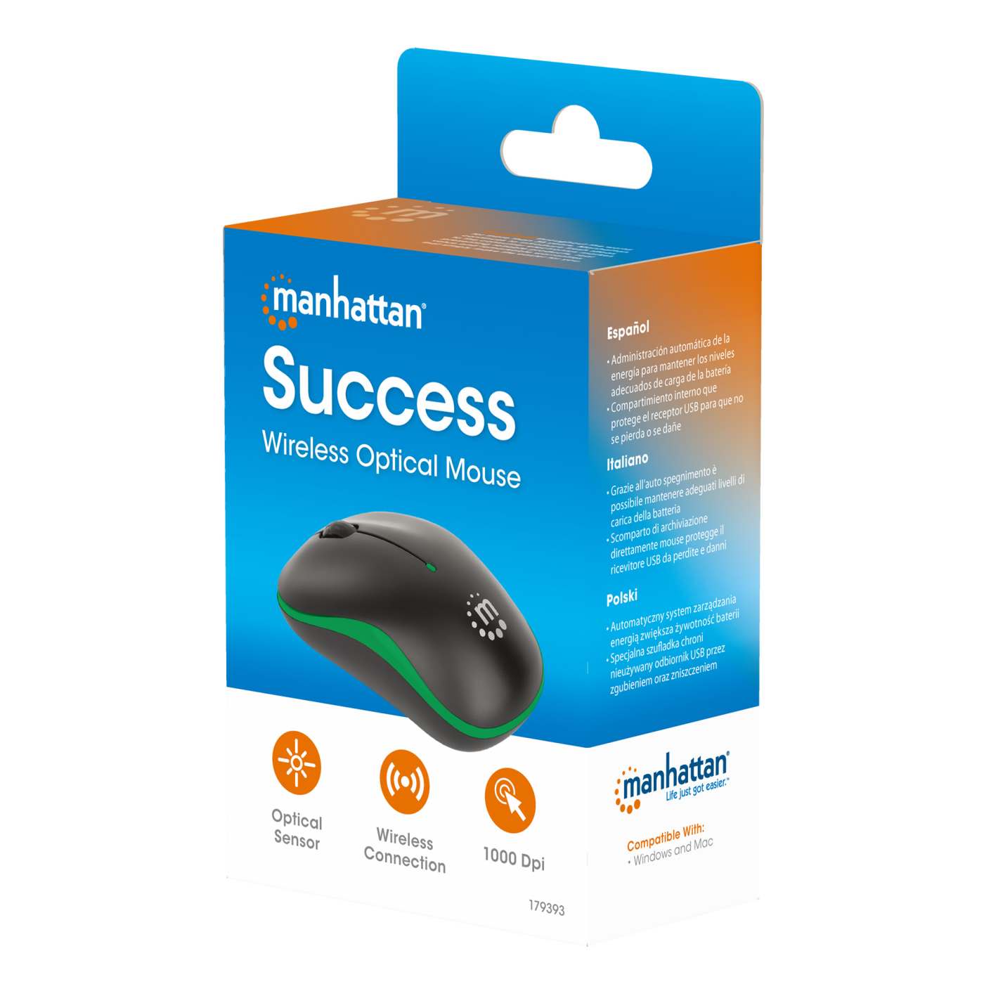 Success Wireless Optical Mouse Packaging Image 2